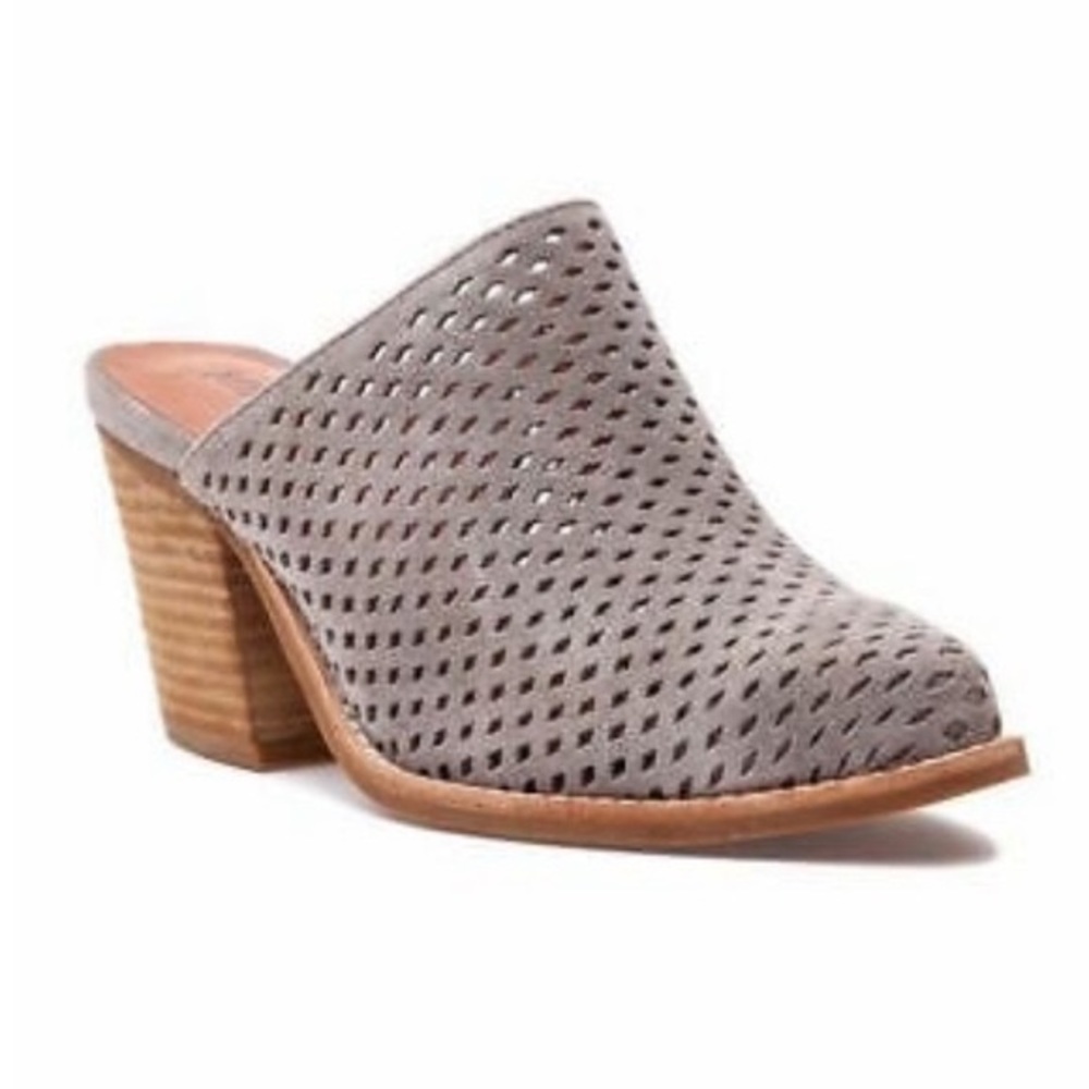 Jeffrey Campbell suede mules